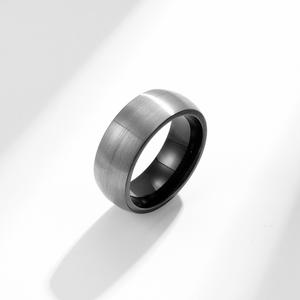Men's Matte Brushed Tungsten Steel <b>Ring</b> 4mm 6mm 8mm Fashion Jewelry Gift - Product Image 4