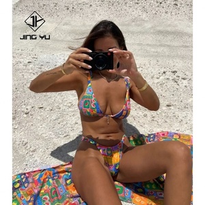 Custom <b>Print</b> Floral Bikini Sets Bikinis Woman Two Pieces Swimwear Swimsuits for Women 2023 Swimwear Beachwear Plus Size - Product Image 4