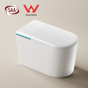 <span class=keywords><strong>Toilette</strong></span> intelligente certifiée WaterMark avec pression d'eau réglable et séchoir à air chaud pour salles de bain familiales confortables - Product Image 1