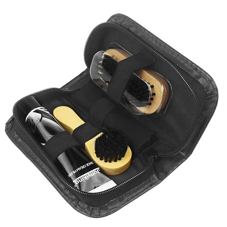 Best Quality 5pcs Accessories Black Bag Small Shoe Care Kit