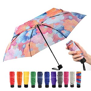 Super Mini parapluie de poche japonais à 5 volets pour la protection contre les ultraviolets du soleil et de la pluie d'été pour les jours ensoleillés - Product Image 4