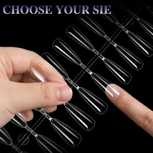 <span class=keywords><strong>Faux</strong></span> <span class=keywords><strong>ongles</strong></span> arqués en 16 tailles, finition semi-mate, <span class=keywords><strong>ongles</strong></span> sans couture, emballés pour le marché européen et américain - Product Image 5