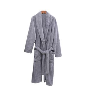 Commercio all'ingrosso Hotel cotton robes coppie spa sleep set uomo e donna luxury custom logo 100% cotone accappatoio - Product Image 6