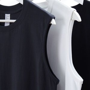 เสื้อกล้ามผู้ชายแบบลำลอง ระบายอากาศ แห้งเร็ว เป็นมิตรกับสิ่งแวดล้อม ผลิตจากผ้าถัก 100% ผ้าฝ้าย น้ำหนัก 230 กรัม สไตล์อเมริกัน ทรงหลวม ใส่เล่นกีฬาได้ - Product Image 3