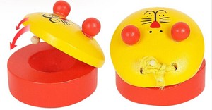 Castañuelas de animales coloridas Orff al por mayor, instrumento de percusión de madera para niños, juguete educativo musical - Product Image 2
