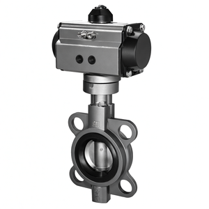 Vanne papillon pneumatique de type wafer à commande pneumatique en acier inoxydable COVNA - Product Image 5