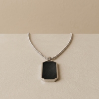 Collier Pendentif Géométrique en Acier Inoxydable 316L avec Logo Personnalisé, Plaqué Or 18K PVD, Chaîne Classique, Cadeau Religieux Orthodoxe