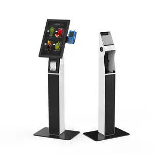 21.5 '' Indoor Queue Management System Kiosk Advertising Equipment Touch Restaurant Self Order Kiosk