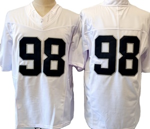 2025/26 Haute Qualité <span class=keywords><strong>Pas</strong></span> <span class=keywords><strong>Cher</strong></span> # 98 Crosby # 2 Jeanty # 89 Maillots brodés des Raiders <span class=keywords><strong>de</strong></span> Las Vegas pour hommes Bowers pour le football - Product Image 2