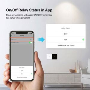 สวิตช์ติดผนังแบบสัมผัสกระจกย้อนยุค Smart 1CH WIFI EU 10A รุ่น <span class=keywords><strong>QD</strong></span> Smart-TY-E1 ปี 2025 - Product Image 5