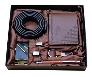 IStapromo Gifts 5 in 1 Watch Glasses Wallet Gift <b>Box</b> Set Exquisite Packaging - Product Image 3