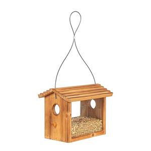 뒤뜰 발코니에 적합한 야외 나무 조류 피더 조류 관찰을위한 벽 장착 나무 조류 피더 - Product Image 2