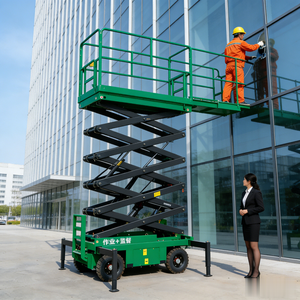 Plataformas Elevadoras Telescópicas de Cuatro Ruedas de 12.3m y 13.5m, Elevador Hidráulico de Máxima Potencia, Mesa Elevadora con Ruedas - Product Image 6