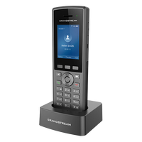 Téléphone IP Wi-Fi sans fil robuste GRANDSTREAM WP825, prise en charge POE Linux, double bande 802.11 intégrée, 8 heures d'autonomie en conversation