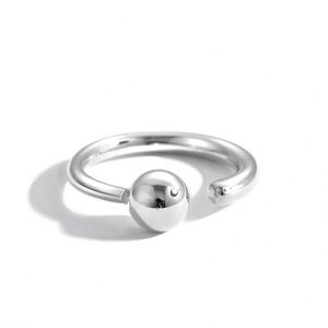 Dylam Balls Knuckle Stacking <b>Rings</b> for Women Teen Girls S925 <b>Sterling</b> <b>Silver</b> Statement <b>Adjustable</b> Open <b>Rings</b> Minimalist <b>Rings</b> - Product Image 1