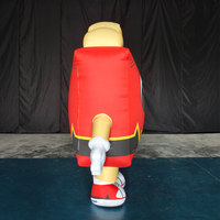 Disfraz de Mascota Inflable Resistente al Agua y al Sol, Figura Gigante de Dibujos Animados para Caminar, Directo de Fábrica, Personalizado, para Festivales de Comida