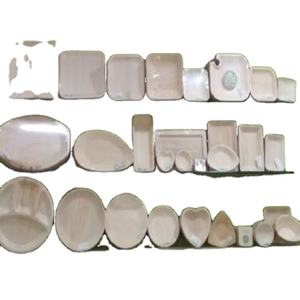 100% cuencos de hoja de palma de Areca orgánicos naturales platos ecológicos bio-degradables vajilla grabada patrón de plantas platos duraderos - Product Image 5