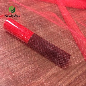 Sẵn Sàng Để Tàu Bán Buôn Phổ Biến Tricot Sáng Bóng Vải Tuyn Tutu Nylon Net Kim Cương Mỹ Lưới Vải Tuyn Vải Cho Dresses - Product Image 6