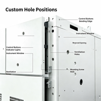 Boîtier de distribution haute tension LXD Factory OEM KYN72, coffret de commutation de sous-station en tôle sur mesure, coque vide, indice de protection IP55