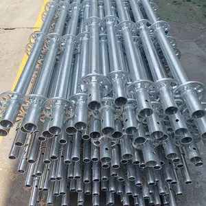 Hot Dip Ringlock Scaffold System Parts Ledger Concrete Ring Lock Scaffolding For Construction