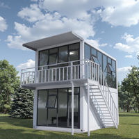 Vente en gros Nouveau design Maisons en conteneur respectueuses de l'environnement Maisons en conteneur à structure en acier amovibles et confortables