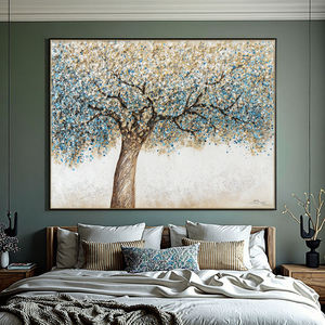Banyan texturizado Original hecho a mano Boho arte <span class=keywords><strong>de</strong></span> pared decoración moderna para sala <span class=keywords><strong>de</strong></span> estar árbol abstracto <span class=keywords><strong>de</strong></span> <span class=keywords><strong>la</strong></span> <span class=keywords><strong>vida</strong></span> pintura al óleo sobre lienzo - Product Image 3