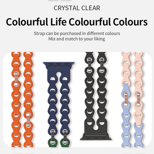 Bracelet en silicone pour Apple Watch Ultra2 49 44mm 45mm 38 41mm Sport Correa pour Iwatch Series 9 8 7 6 5 SE <span class=keywords><strong>4</strong></span> 3 Fashion Band Bracelet - Product Image 3