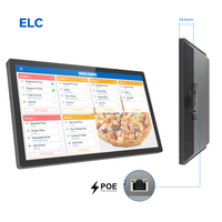 Sistema de Visualización para Cocina de 24 Pulgadas, Sistema KDS Android, Opciones de Instalación en Pared, Escritorio y Colgante