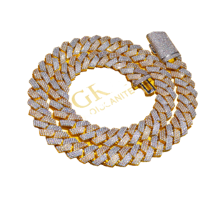 Custom <b>Iced</b> <b>Out</b> Cuban Link Necklace Moissanite Pendant Letter Charm Hip Hop <b>Chain</b> for Party - Product Image 1