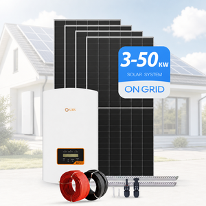 Home on Grid <b>Solar</b> Energy System 5Kw 10 Kw 15kw 20kw 30kw 50kw Hybrid <b>Solar</b> System Complete <b>Solar</b> <b>Kit</b> House - Product Image 1