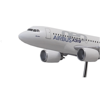 Modèles d'avions miniatures à l'échelle 1:100 A319Neo, kits d'avions miniatures, avions miniatures USA