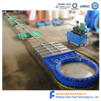 Vanne à opercule Alibaba PN10 à tige non élévatrice, actionnée par volant, avec tige d'extension, en acier inoxydable, avec boîtier de protection et panier