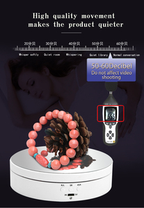 Plataforma Giratoria Eléctrica <span class=keywords><strong>de</strong></span> 360 Grados con Batería para <span class=keywords><strong>Fotografía</strong></span> <span class=keywords><strong>de</strong></span> Joyas y Relojes - Product Image 3