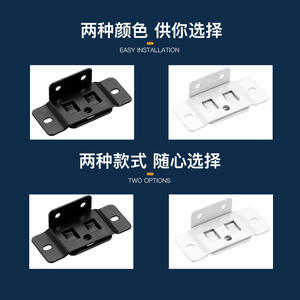 Clips d'angle de fixation en acier laminé à froid deux-en-un pour support de panneaux, renforcement d'armoires, fixation rapide pour panneaux en bois, étanche - Product Image 6