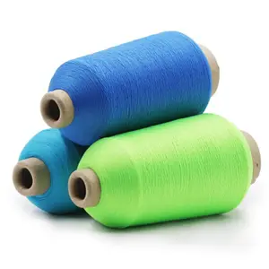 Fil de polyester prix du fabricant 75 deniers Sd Rw fil de polyester Dty 75d 36f de haute qualité