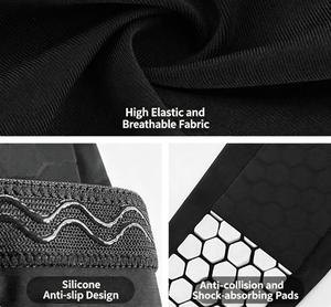 Genouillères en nid d'abeille, protections de jambes, absorption des chocs, protection anti-collision pour le basketball, unisexe, néoprène épais, à enfiler, toutes saisons - Product Image 4