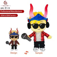 Jouets en peluche super doux personnalisés, animaux mignons, OEM/ODM, designs personnalisés, peluches d'anime et de dessins animés avec logo personnalisé pour bébé