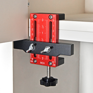 Customizable Industrial Aluminum Alloy Punch Locator Cabinet <strong>Drill</strong> <strong>Guide</strong> Adjustable 0-6cm Range for Drawer Pulls Knobs - Product Image 6