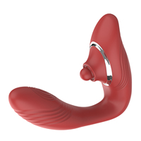 Vibrador con Forma de Dildo Usable con 10 Frecuencias, Recargable por USB e Impermeable para Juguetes Sexuales Femeninos para Adultos