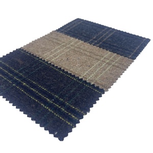 Vải sản xuất dệt Jacquard xương cá kẻ sọc <span class=keywords><strong>Tweed</strong></span> LEN/Polyester Vải cho quần áo 2269 - Product Image 3