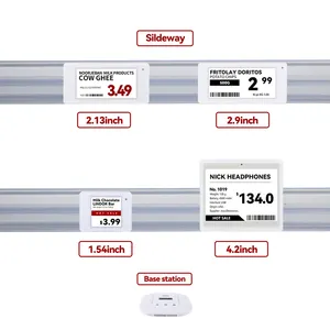 Customization Smart E Ink Label 1.54 Inch Ble Esl Tag Digital Price Display For Grocery