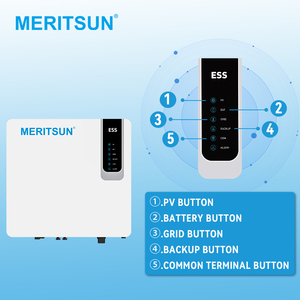 Meritsun <b>48V</b> 15kw MPPT Pure Sine Wave on Off Grid Solar Split Phase Hybrid for Lithium <b>Battery</b> 15kw Off Grid 15kw 15kw 15kw 15kw - Product Image 3