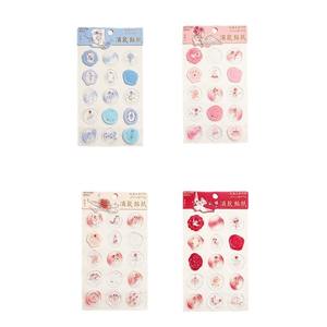 Paquete de 1 Hoja de Pegatinas Adhesivas 3D con Efecto Goteo, Material PVC, Serie Nombre Rosa, Sello de Pintura Ignífuga, Decoración Festiva, Collage - Product Image 6