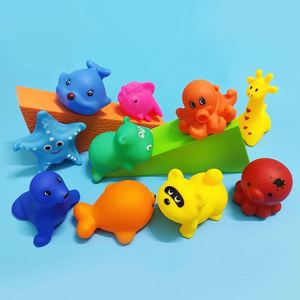 Bulk Cartoon Child Rubber Toddler Baby Bathtub Squirter Bathroom Shower Sea Animal <b>Bath</b> Toy - Product Image 3