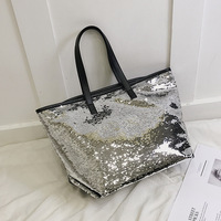 Sac A Main Femm A Bas Prix Nouveau Design Femmes Épaule Sacs Fourre-Tout Bas quantité minimale de commande Paillettes Rouge Voyage Sac Fourre-Tout Personalizzata Avec Zip