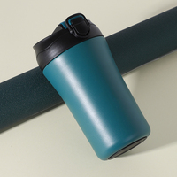 Tasse à café de voyage isolée sous vide en acier inoxydable personnalisable tasse à café thermique à double paroi écologique avec couvercle