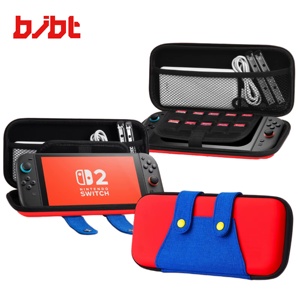 กระเป๋าใส่ <span class=keywords><strong>Nintendo</strong></span> <span class=keywords><strong>Switch</strong></span> 2 แบบแข็ง EVA กันกระแทก กันน้ำ พร้อมช่องใส่ตลับเกม 10 ช่อง มีสินค้าในสต็อก - Product Image 1