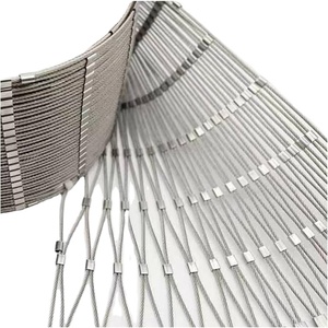 Promotion : Filet tressé en acier inoxydable 316 souple et résistant à la corrosion de 6 cm pour volière de perroquets et enclos de zoo - Product Image 5