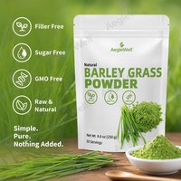 Poudre de feuilles d'herbe d'orge pure AegleWell, emballage personnalisé, supplément alimentaire végétalien, matière première pour les marques mondiales