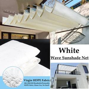 Pavillon de cour personnalisable vague télescopique pare-soleil <span class=keywords><strong>filet</strong></span> pare-soleil auvent <span class=keywords><strong>ombrage</strong></span> voiles tissu balcon terrasse pare-soleil filets - Product Image 3